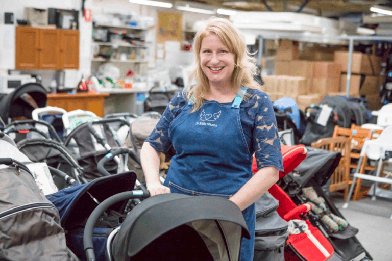 St Kilda Mums provides families in need with safe pre-loved baby equipment