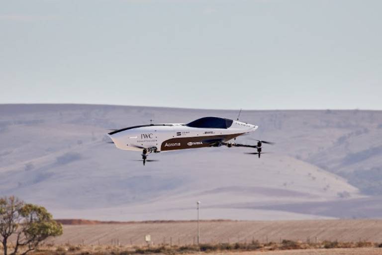 Telstra is backing Airspeeder, the wild F1-style flying electric car racing concept