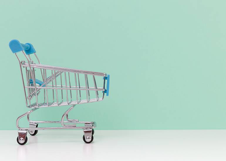 Empty shopping cart