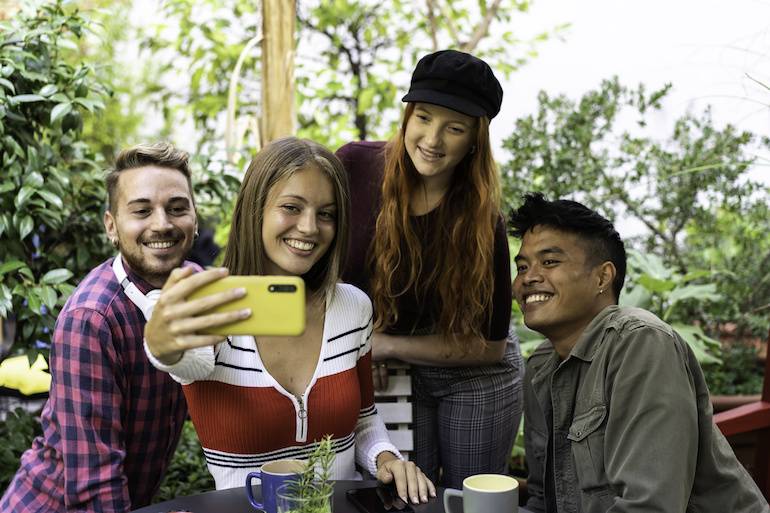 Happy group