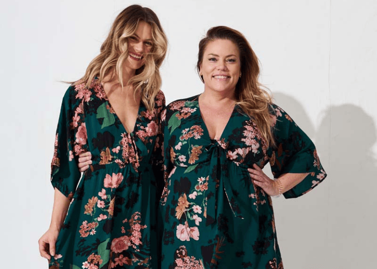 st frock's ceo sandradee makejev with a model