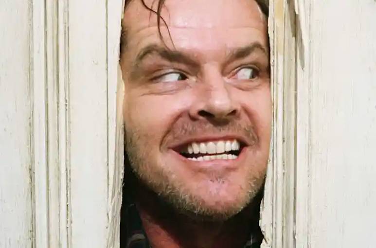 Jack Nicholson in The Shining