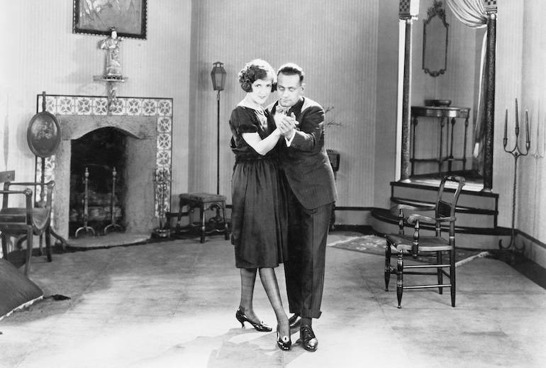 dance couple, classic B&W