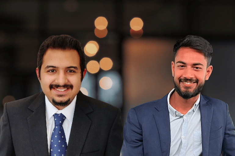 StudyNash cofounders Kunal Sitlani and Devarshi Desai