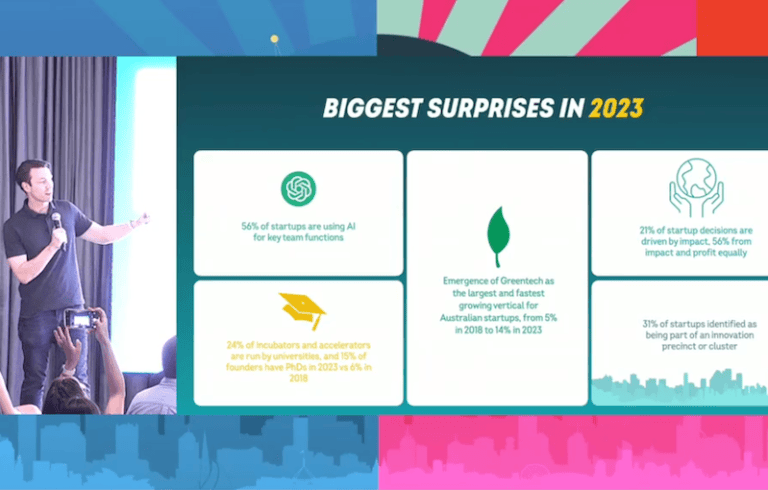 Startup Muster reveals AI, greentech, a 2nd job, home offices, older founders and impact are central to the Australian ecosystem