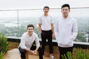 Daniel Vassilev, Daniel Palmer and Jacky Koh