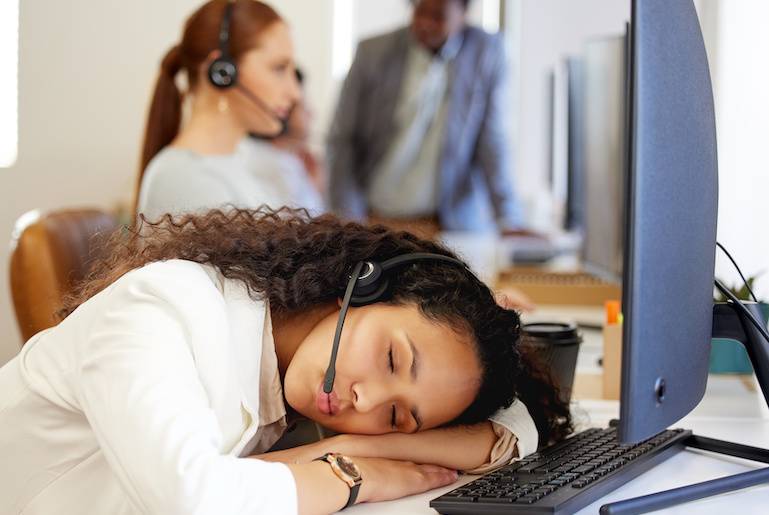 asleep at your desk