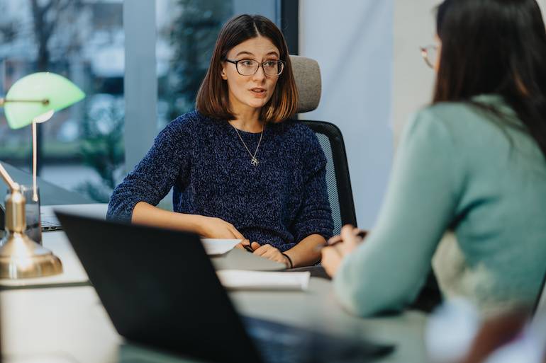 women in business meeting