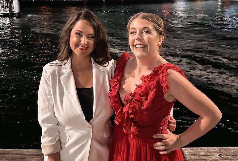 Rae Johnston and Tegan Jones
