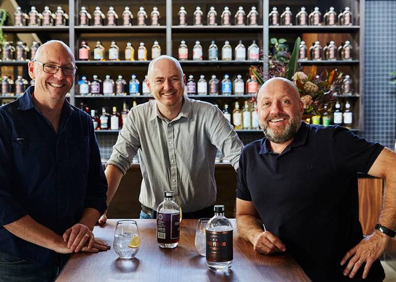 Cameron Mackenzie, Matt Jones and Stuart Gregor.