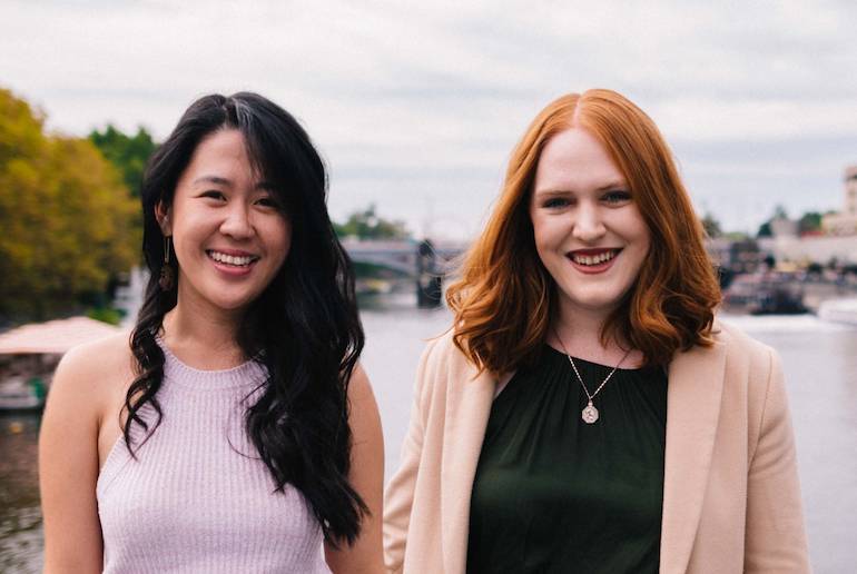 Susan Hion-Jarvis and Jessica Box