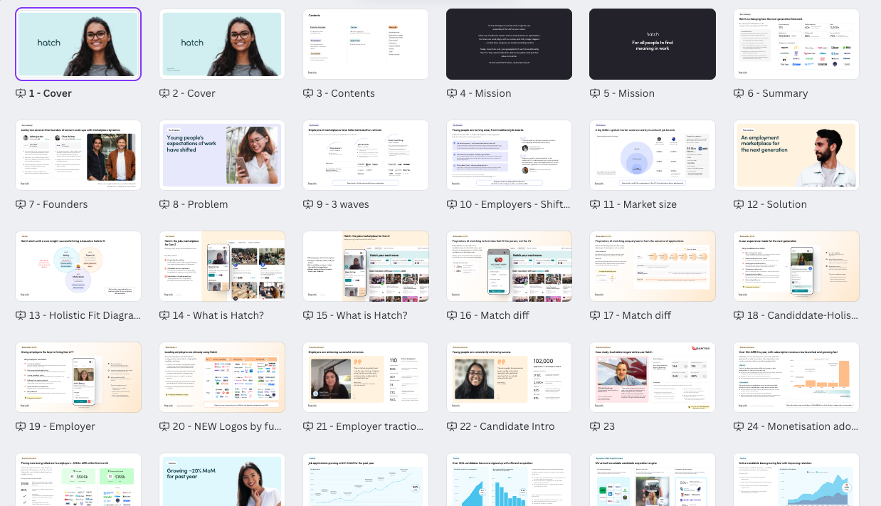 Hatch funding deck