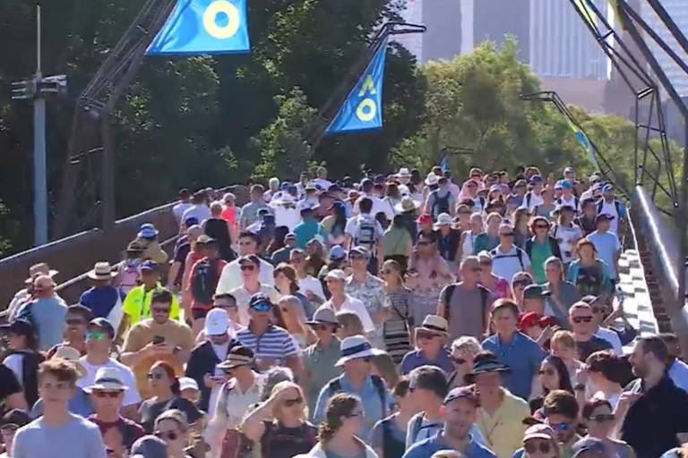 Tennis Australia is using facial recognition at the Australian Open to monitor fans