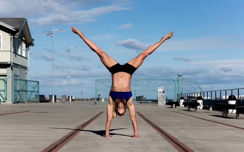 Christie Jenkins handstand