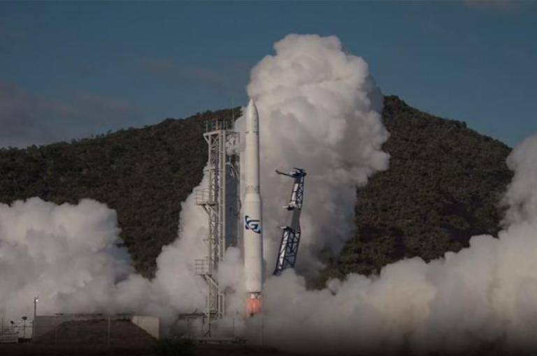 ‘Got off the pad, I am happy’: Gilmour Space’s rocket takes off before crashing back to earth and exploding